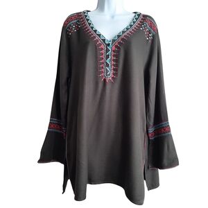 Time For Me Boho Top Size Large